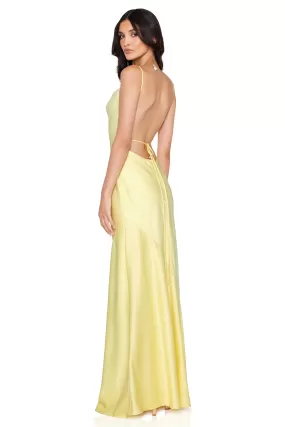 Nookie Entice Drape Gown - Lemon